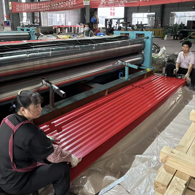 Kleurgecoate golfplaten dakbedekking